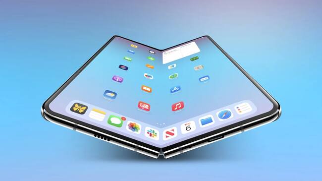 El teléfono plegable de Apple.