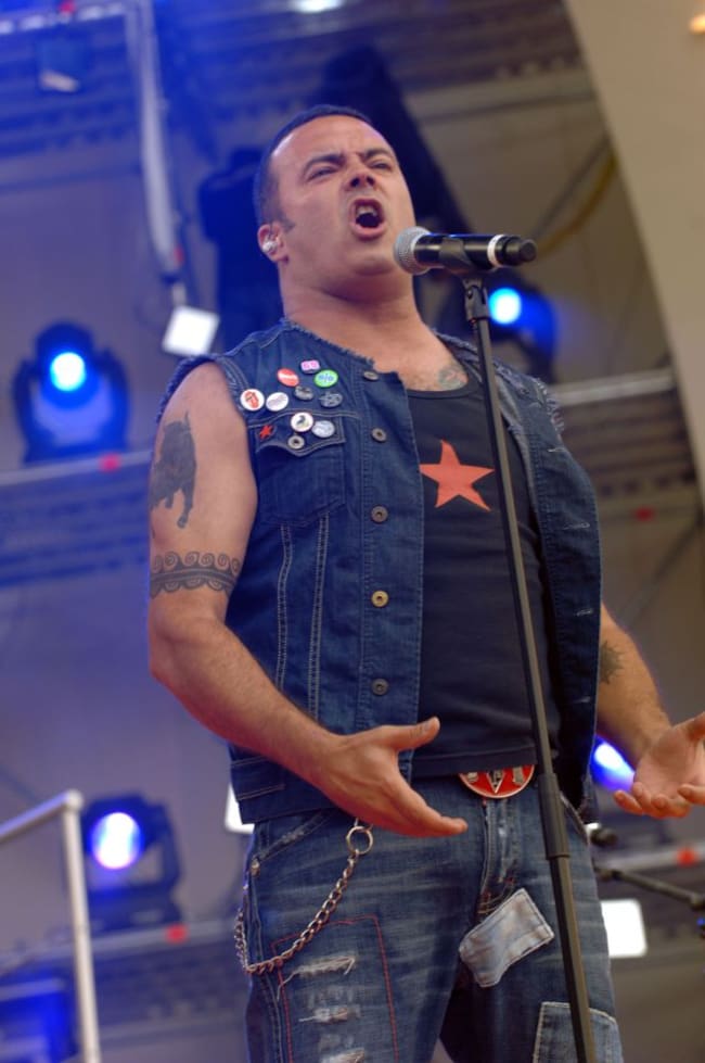 Jose Manuel Casañ. líder de Seguridad Social, en el concierto 'Los números 1 de LOS40' de 2006