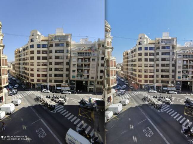 Black Shark 3 (izq) VS Huawei P30 Pro (dcha)