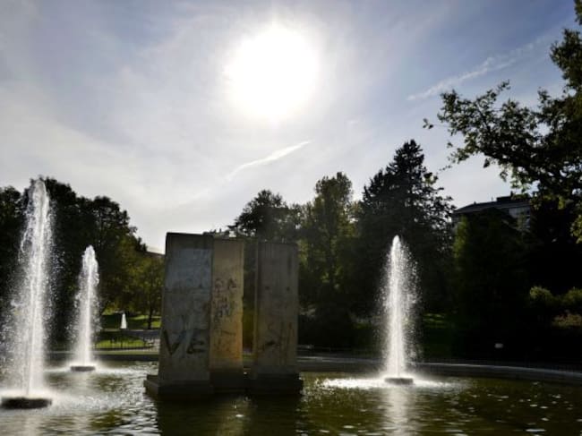 El Muro de Berlín en Madrid.
