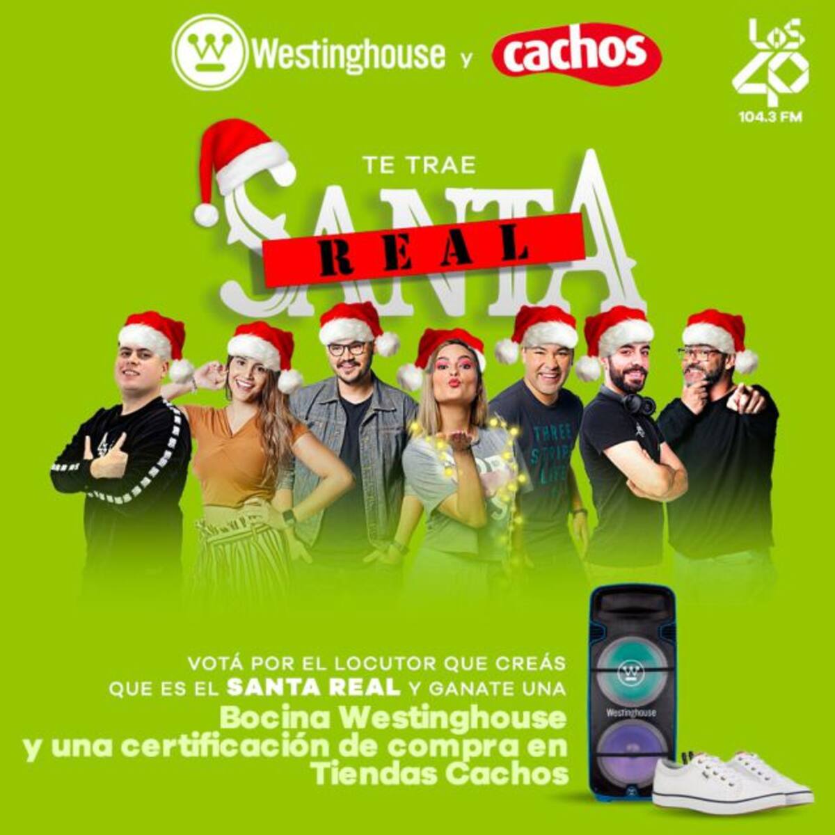 Adiviná quién es el Santa Real de LOS40 y ganá premios
