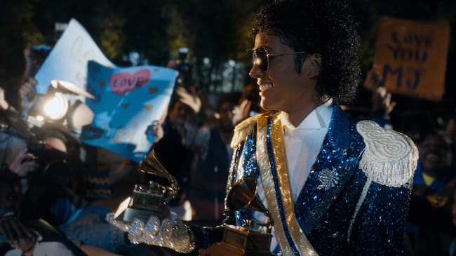 Jaafar Jackson como Michael Jackson en 'Michael'. / Lionsgate