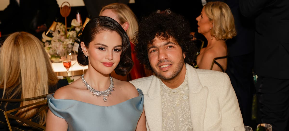 Selena Gomez y Benny Blanco en los Globos de Oro 2025