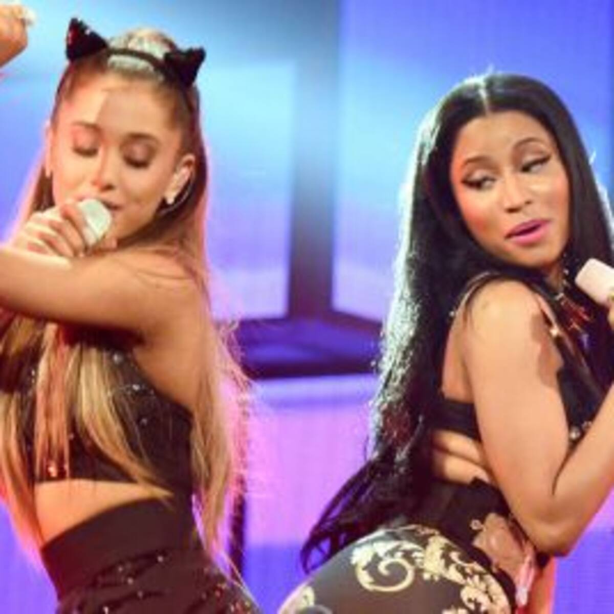 Ariana Grande y Nicki Minaj presentan su nuevo video... super hot!