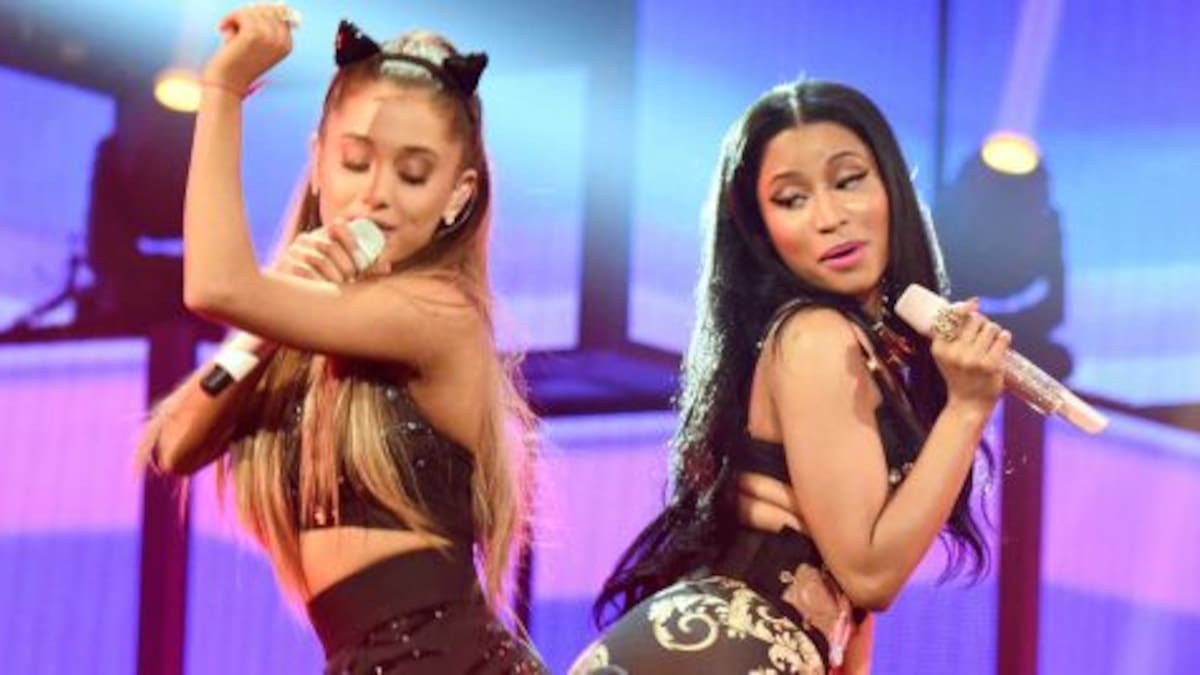 Ariana Grande y Nicki Minaj presentan su nuevo video... super hot!