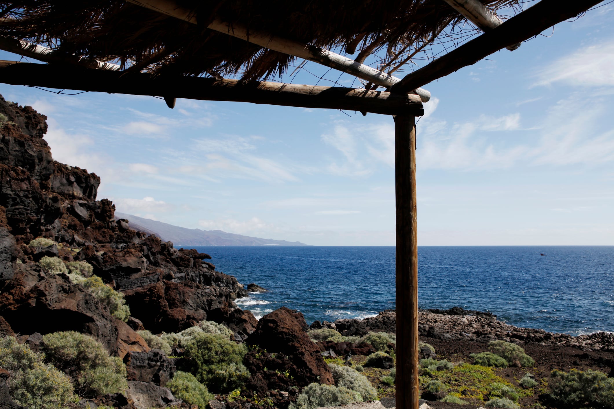 El Mar de las Calmas, visto desde La Restinga.