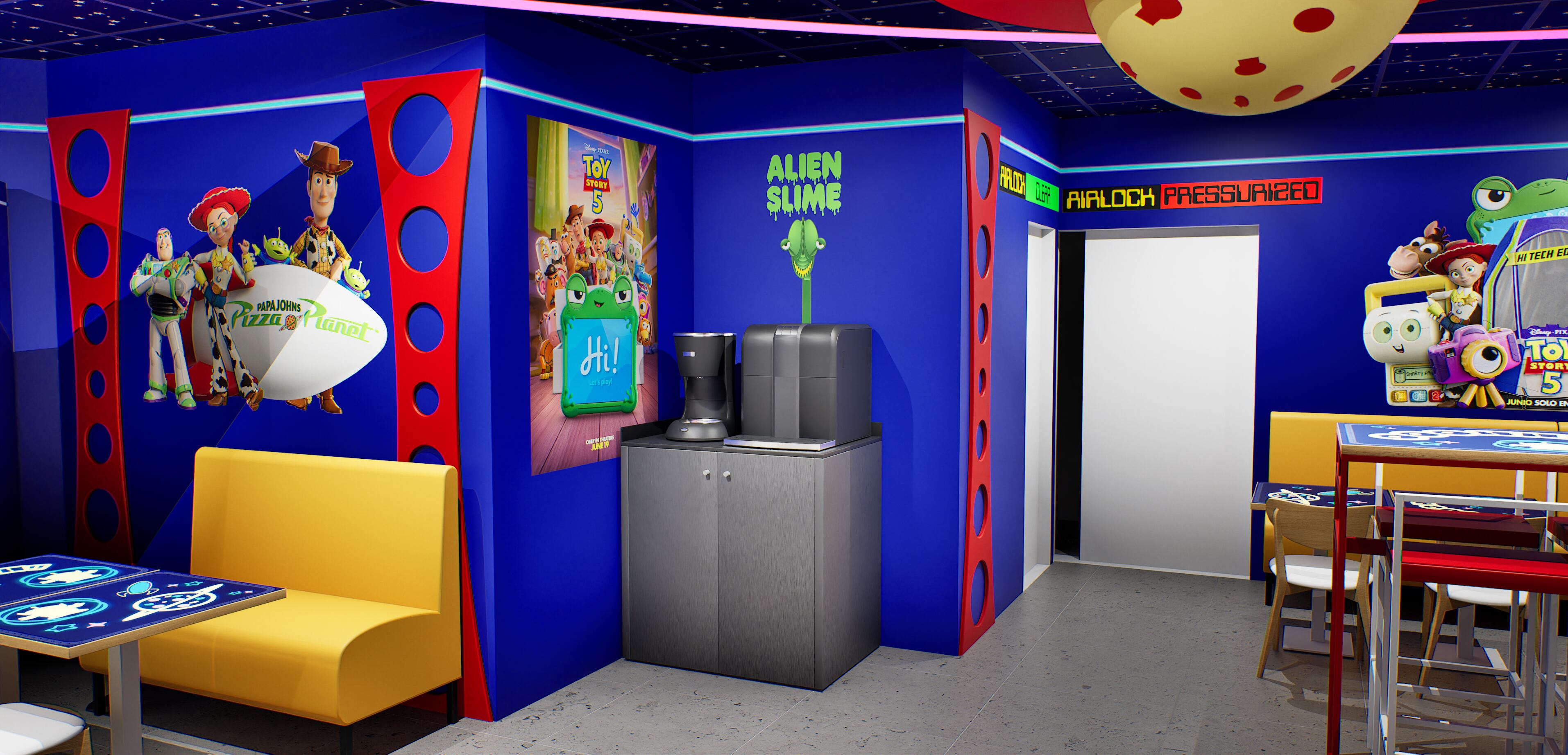 El Pizza Planet de Madrid. / Disney