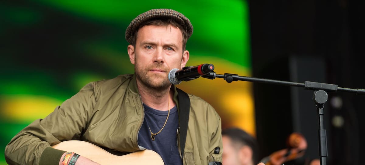 Damon Albarn, en el Festival de Glastonbury de 2016.