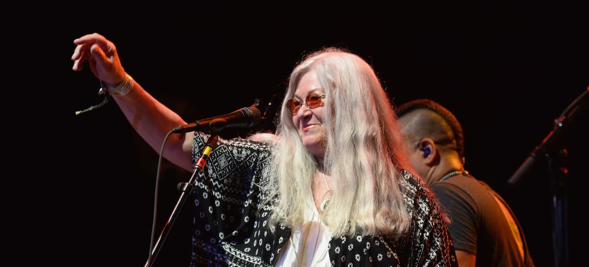 Donna Jean Godchaux durante un concierto en Manchester