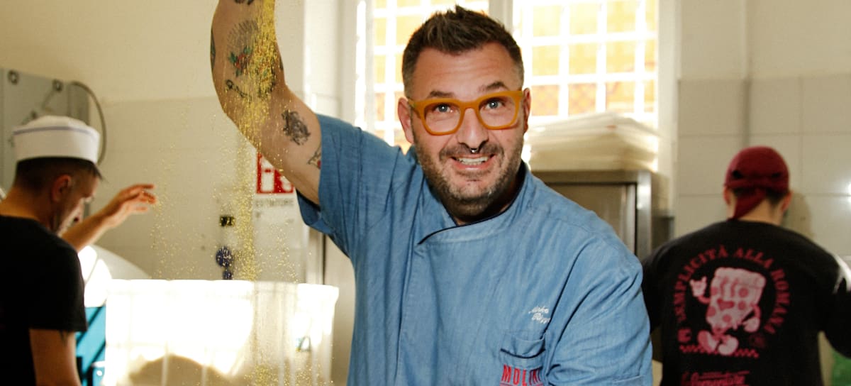 Un pizzero en Fratelli Figurato