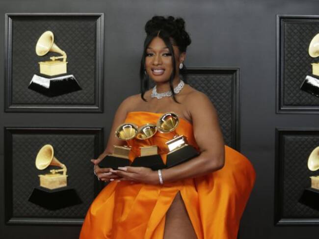Megan Thee Stallion ganadora del Grammy a Artista Revelación 2021