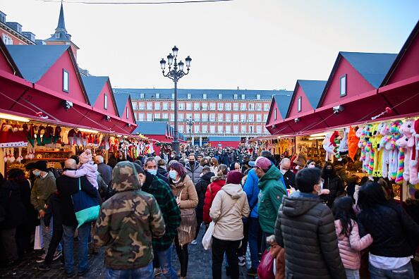 Mercado de Navidad de la Plaza Mayor de Madrid