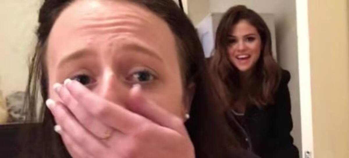Selena Gómez sorprendió a una fan