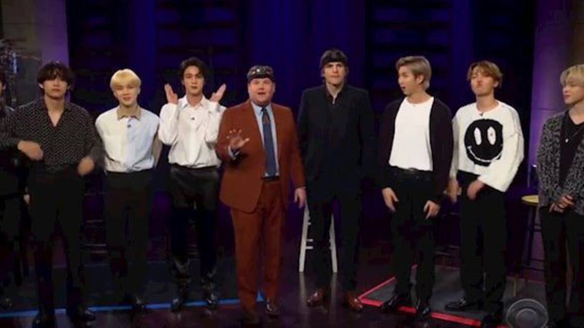 BTS presentó "Black Swan" en The Late Late Show con James Corden
