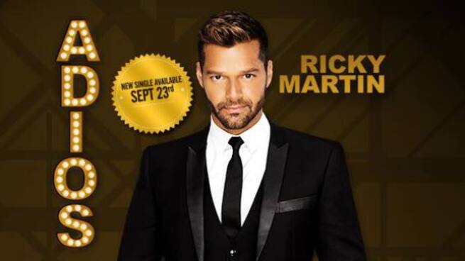 Escucha “Adiós” el nuevo sencillo de Ricky Martin