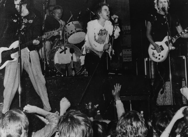 Sex Pistols en Copenhague en 1977