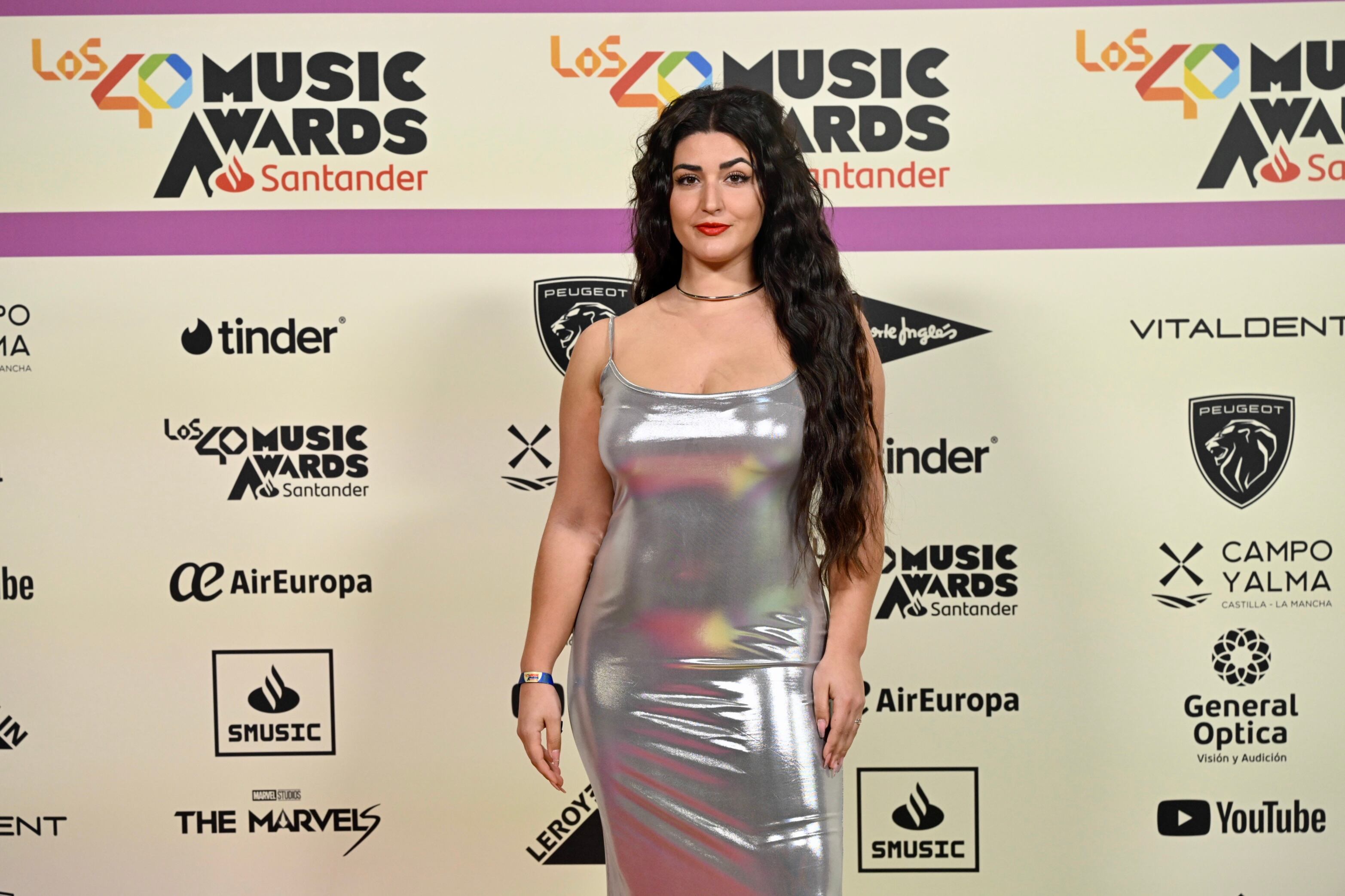 La Pelo en la alfombra roja de LOS40 Music Awards Santander 2023 / Foto: Jorge París y Elena Buenavista