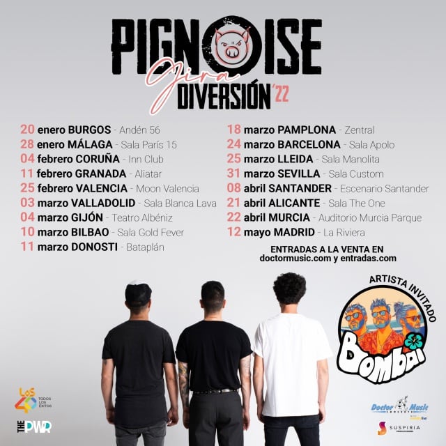 Cartel de la gira de Pignoise