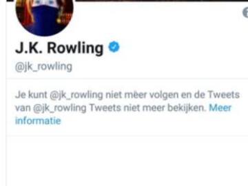 J.K. Rowling bloquea a una fan de Twitter por esta razón