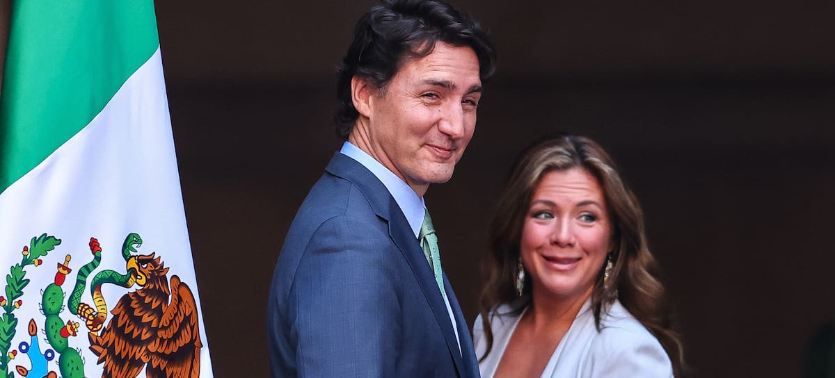 Justin Trudeau y su hasta ahora mujer Sophie.