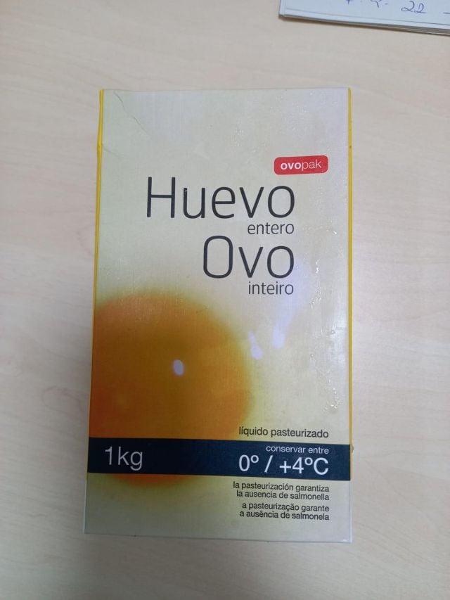 Huevo entero de Ovopack.