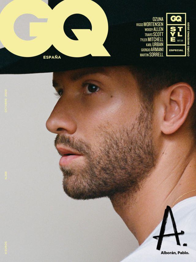 Pablo Alborán, portada de GQ en octubre.