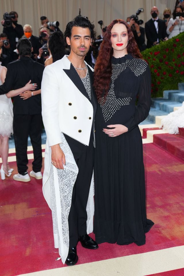 Joe Jonas y Sophie Turner en la Met Gala 2022