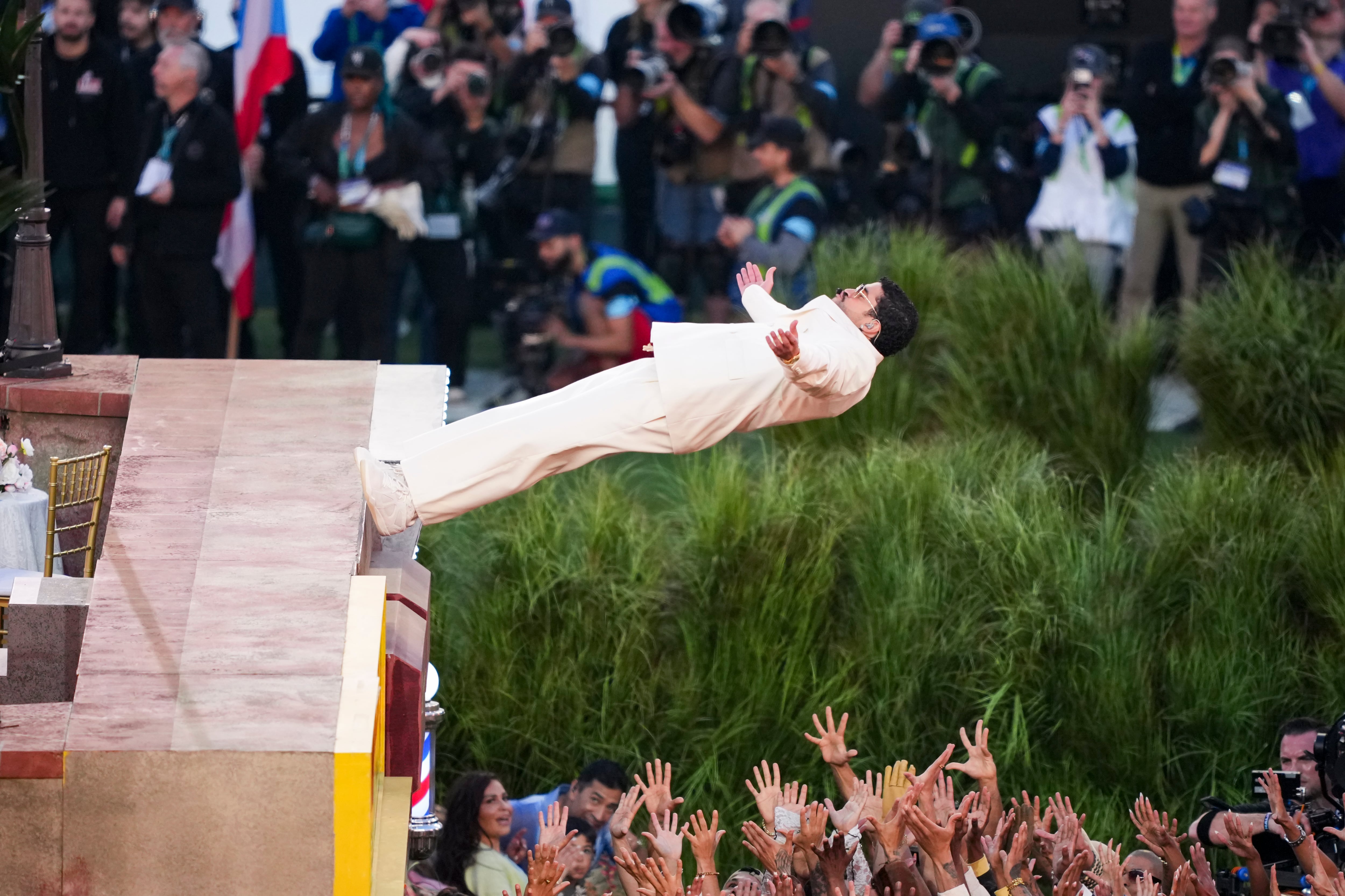 Bad Bunny en la Super Bowl 2026.