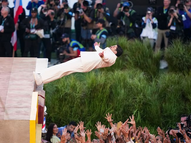 Bad Bunny en la Super Bowl 2026.
