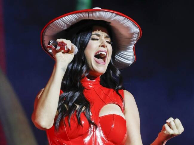 Katy Perry en el concierto