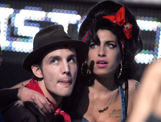 Blake Fielder-Civil y Amy Winehouse, en la gala de los MTV Europe Music Awards en 2007.