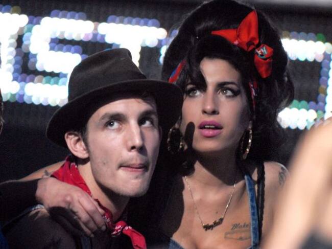 Blake Fielder-Civil y Amy Winehouse, en la gala de los MTV Europe Music Awards en 2007.