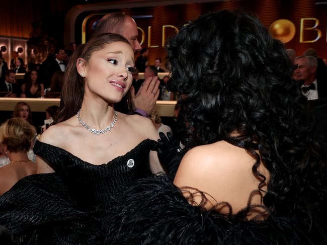 Ariana Grande en los 'Globos de Oro' el 11 de enero de 2026 en Beverly Hills, California.