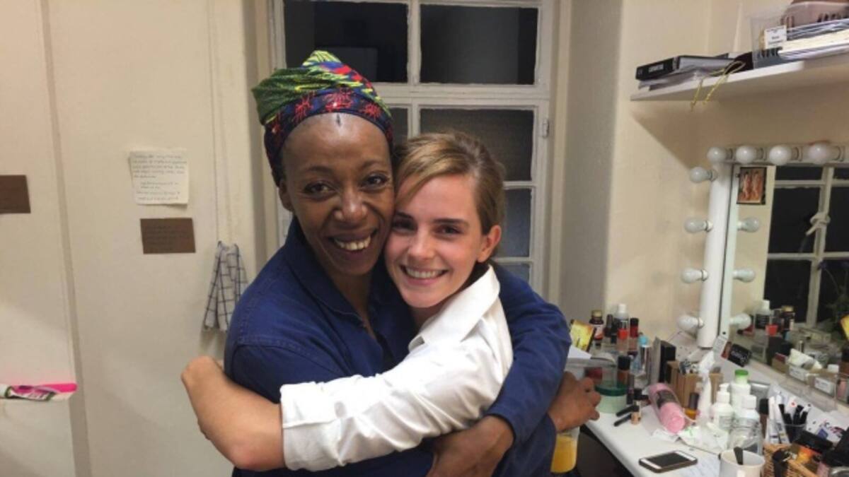 Emma Watson conoce a la Hermione negra de El Niño Maldito