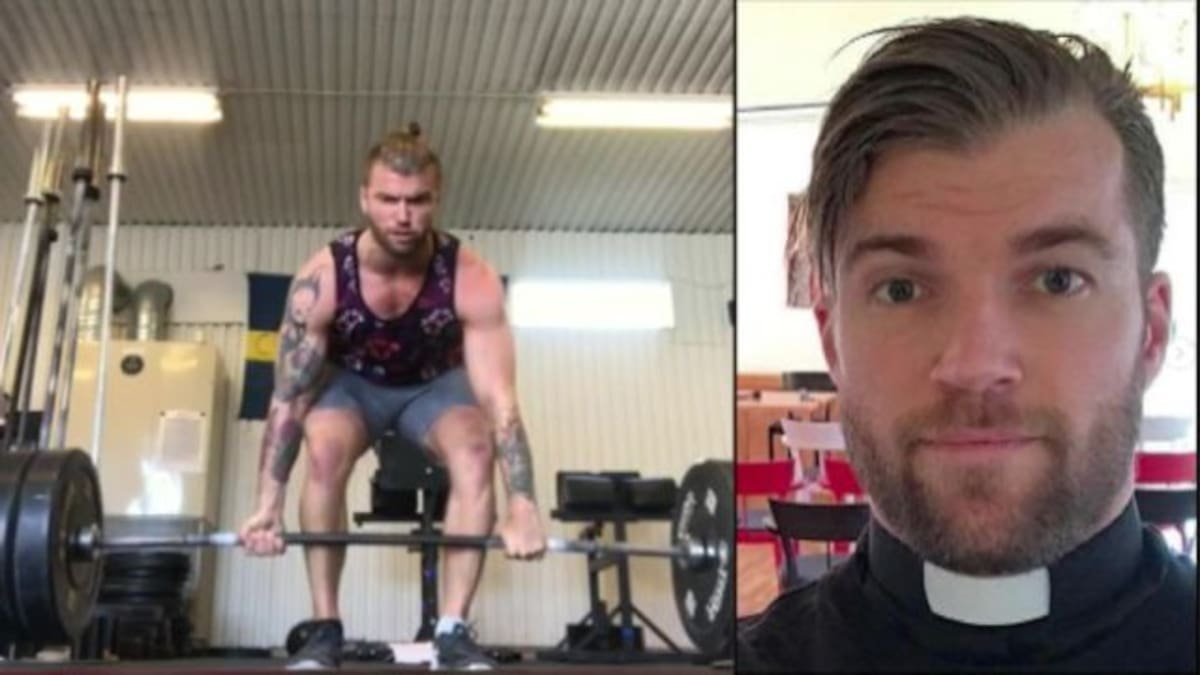 Aseguran que el sacerdote sueco Oskar Arngården es igual a Chris Hemsworth
