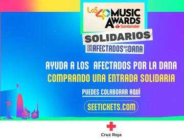 Ayuda a los afectados por la DANA con LOS40 Music Awards Santander 2024: ¿Cómo comprar una entrada para la fila cero?