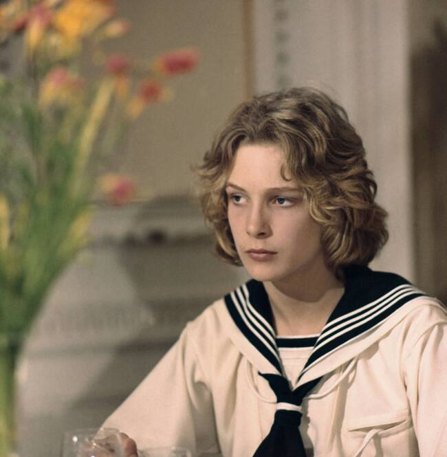 Björn Andrésen en una escena de Muerte en Venecia', 1971