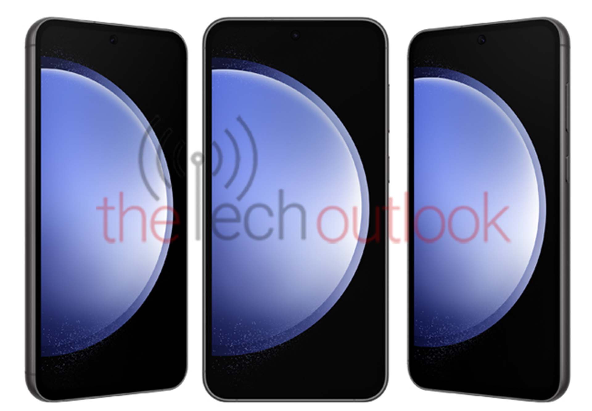 Renders oficiales del Samsung Galaxy S23 FE