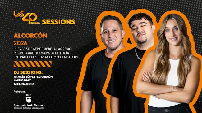 LOS40 Urban Sessions Alcorcón con Ramsés López, Mario Díaz y Aitana Jerez