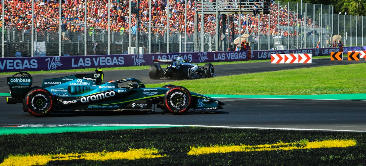 Fernando Alonso en el GP de F1 en Italia
