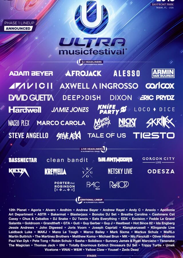 Foto: www.ultramusicfestival.com/lineup