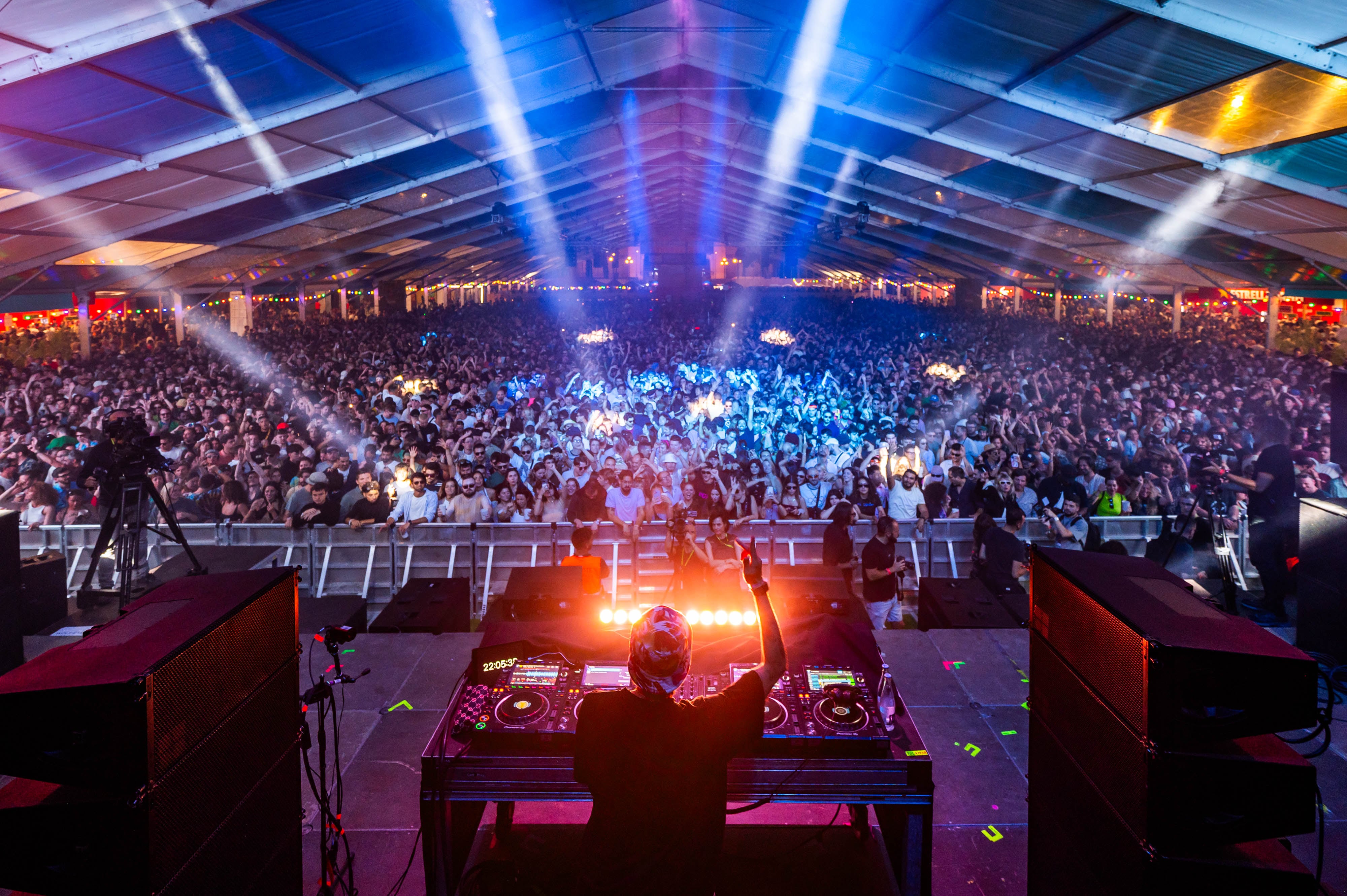 Imagen del ambiente en el festival Sónar / Sónar Fest