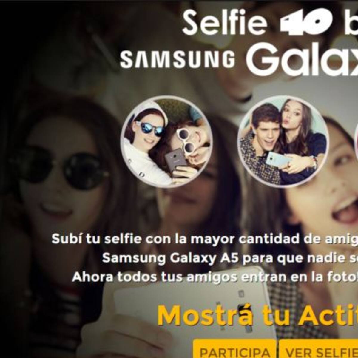 Concurso Selfie 40 by Samsung Galaxy A