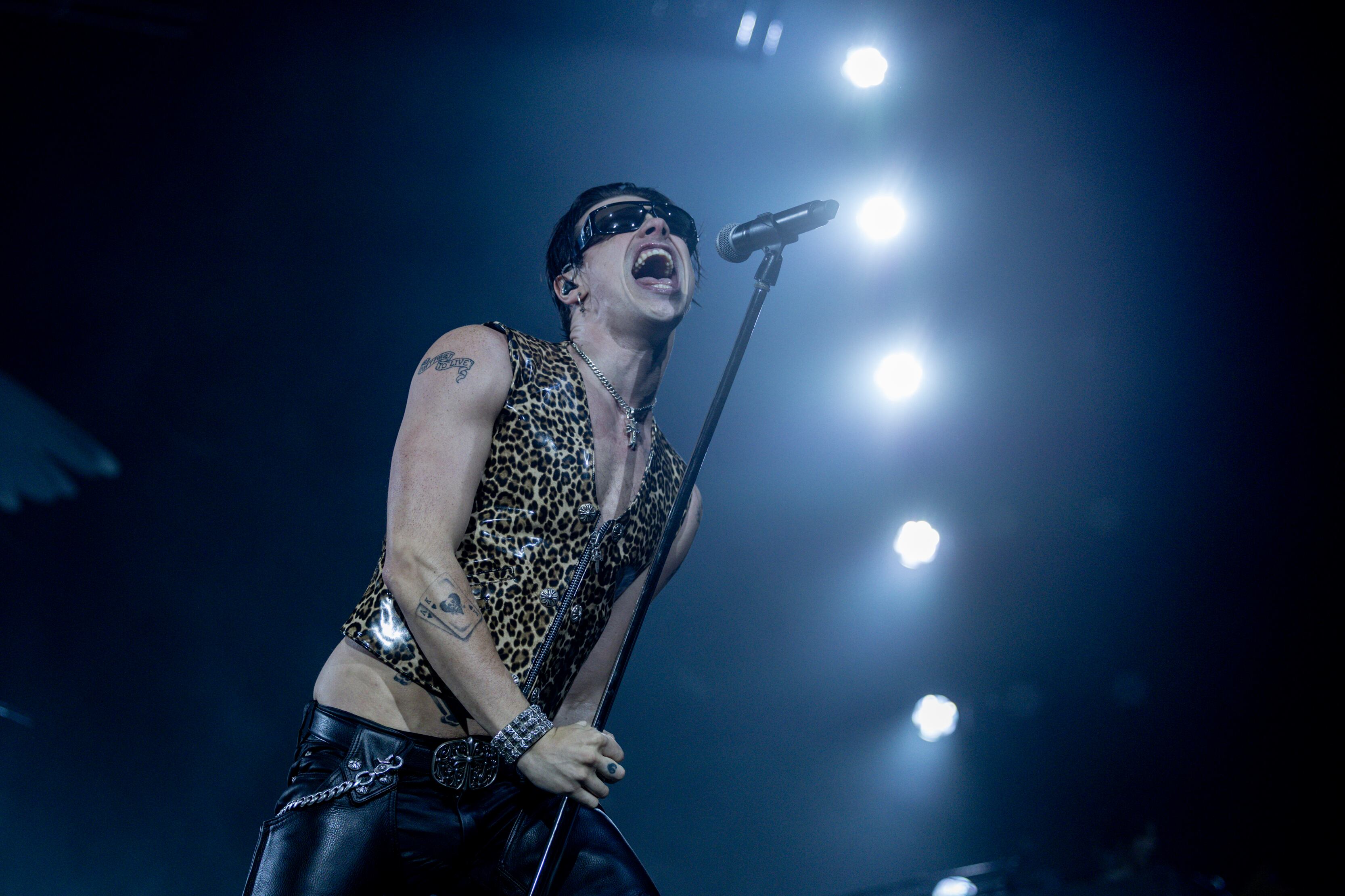 Yungblud abriendo su concierto en el Palacio Vistalegre Arena de Madrid. / Mariano Regidor/Redferns