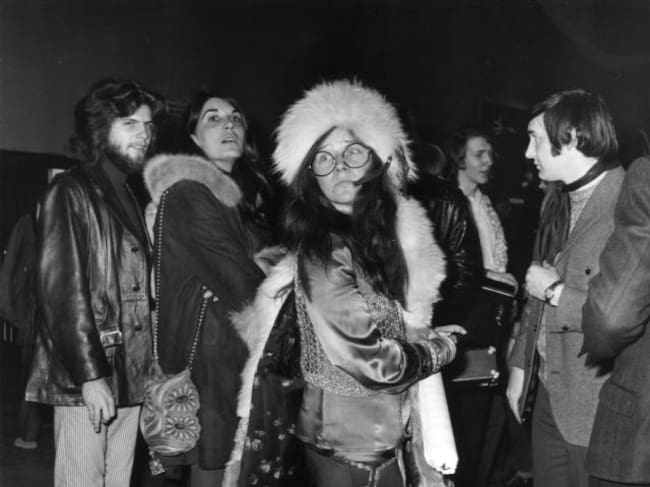 Janes Joplin y el resto de miembros de la banda 'Big Brother And The Holding Company'.