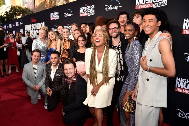 Cast de High School Musical: The Musical: The Series en la premiere de la tercera temporada