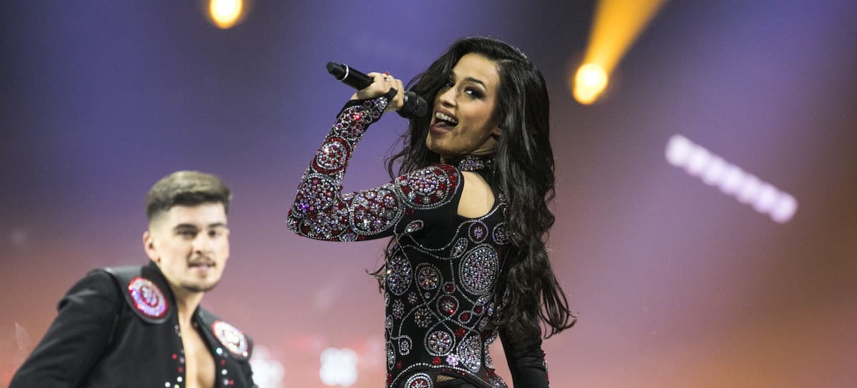 Chanel en la final de Eurovisión 2022