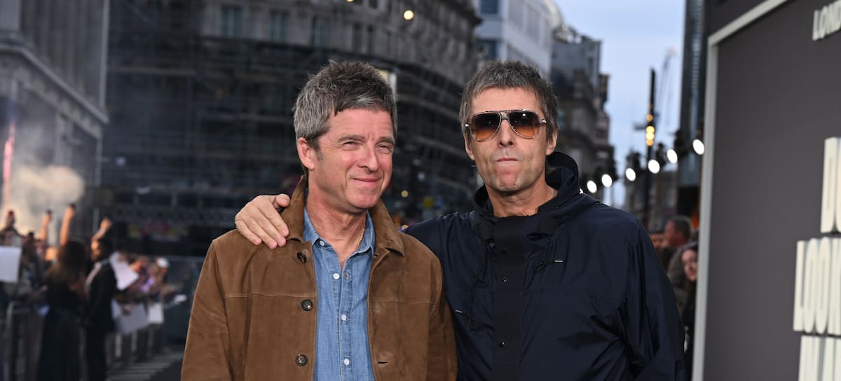 Noel Gallagher y Liam Gallagher (Oasis), en una premiere en Londres en 2026