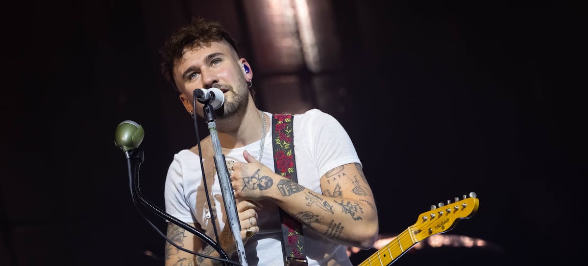 Dani Fernandez en el Movistar Arena en Madrid