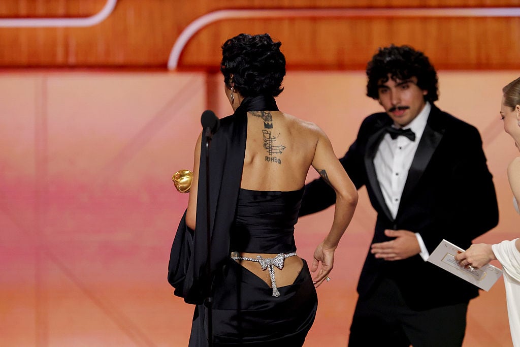 Teyana Taylor en la gala de los Globos de Oro 2026